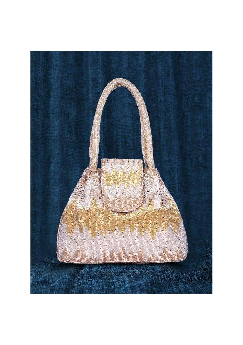 Aheli Potli Bag Gift for Women Handmade Evening Wristlet Handbags Stylish Bridal Purse Fashion Bag - Indya