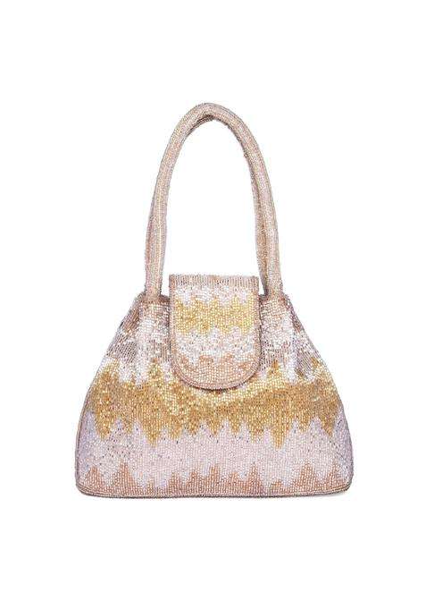 Aheli Potli Bag Gift for Women Handmade Evening Wristlet Handbags Stylish Bridal Purse Fashion Bag