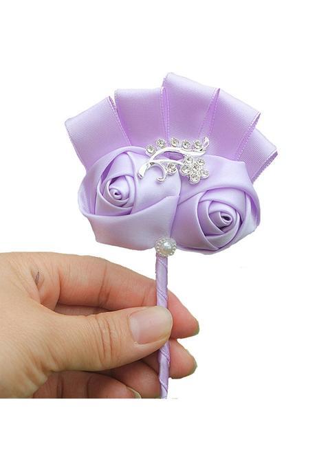 Kupark Groom Groomsman Best Man Boutonniere Wedding Flowers Brooch Party Prom Suit Decoration Pack of 2
