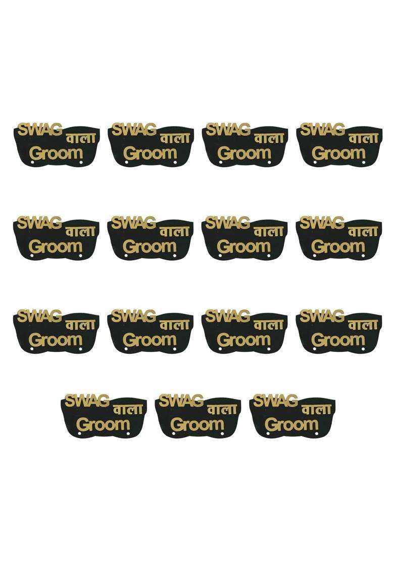 Sanvatsar Swag Wala Groom Brooch Brooches Pin Pack for Men and Women - Indya