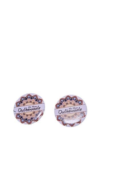 Brown Leaf Ladkewale Brooch Pin Baraati Groom Family Brooches Badges for Reception Wedding Party Event Favor