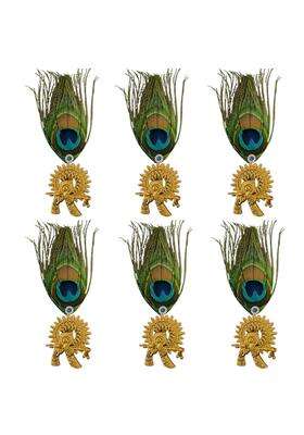 Gift Jaipur Morepankh Peacock Feather Brooches Brooch Broaches Brouches Pack for Wedding Engagement Men