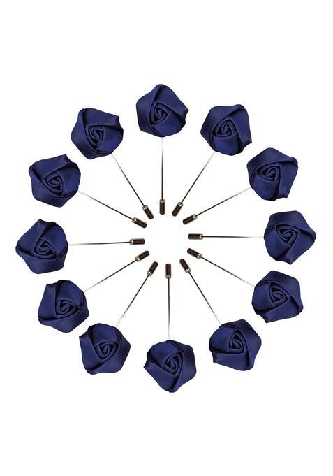 Sanrich Rose Boutonniere Mens Lapel Pins Satin Flower 12 Pack Groom Wedding Boutonniere Suit Brooch Outfit