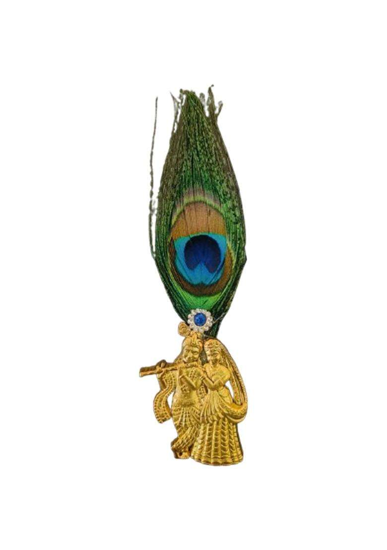Gift Jaipur Morepankh Peacock Feather Brooches Brooch Broaches Brouches Pack for Wedding Engagement Men - Indya