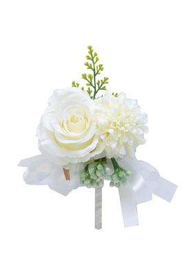 Cici Store 1PC Wedding Artificial Brooch Bouquet Glitter Rhinestone Bride Groom Prom Boutonniere with Pin