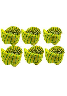 Brown Leaf Rajasthani Readymade Traditional Cotton Green Leheriya Safa Turban Pug Pagdi for Wedding