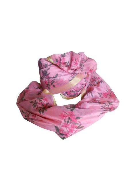 Men Hat Top Safa Indian Traditional Flower Print Banarasi Silk Turban Groom Pag 6 3 4 21 Small