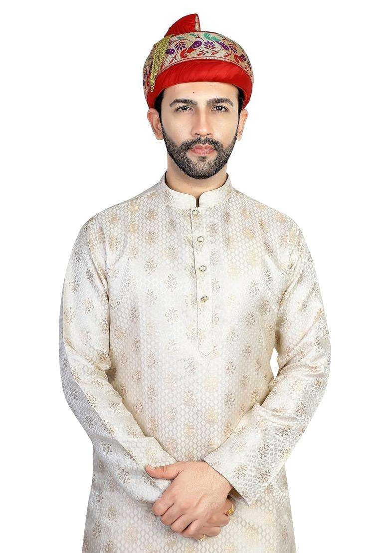 Priyakant Safawala Premium Wedding Collection for Maharashtra Paithani Puneri Tilak Pagdi Topi Safa Turban - Indya