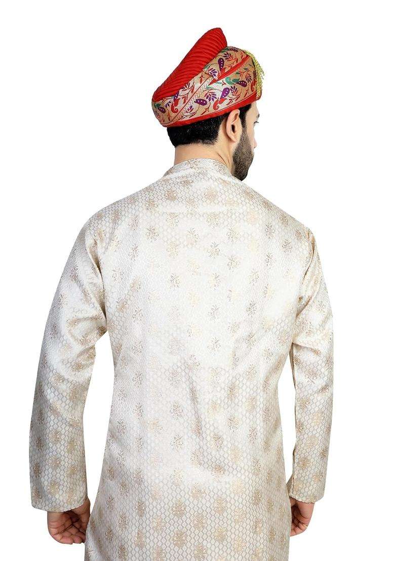 Priyakant Safawala Premium Wedding Collection for Maharashtra Paithani Puneri Tilak Pagdi Topi Safa Turban - Indya