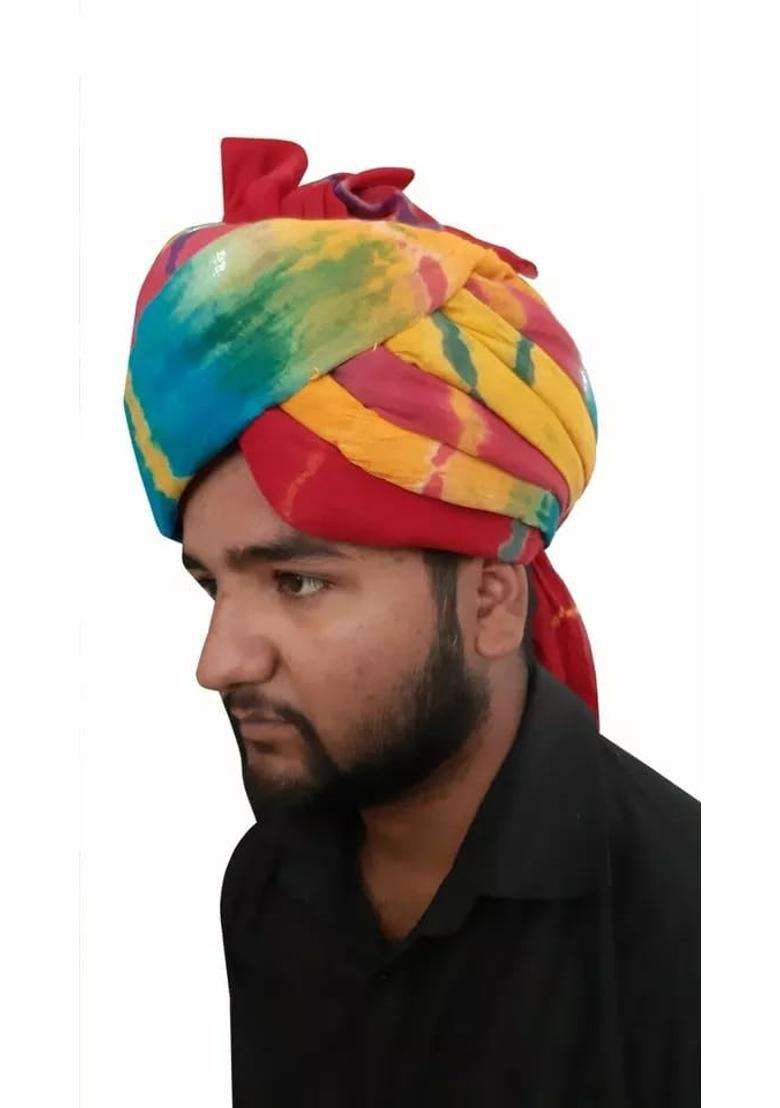 Men Hat Traditional Wedding Multicolor Pagri Indian Party Turban Pag Safa 7 5 8 24 X Large - Indya
