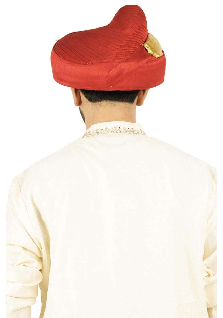 Priyakant Safawala Premium Wedding Collection for Maharashtra Peshwai Pagdi Topi Safa Turban - Indya