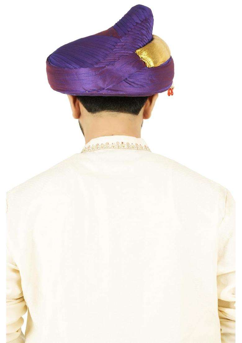 Priyakant Safawala Premium Wedding Collection for Maharashtra Peshwai Pagdi Topi Safa Turban - Indya