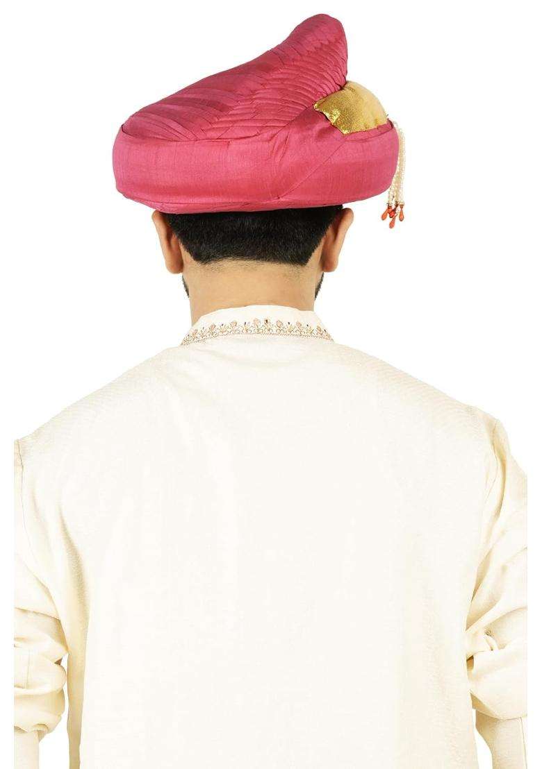 Priyakant Safawala Premium Wedding Collection for Maharashtra Peshwai Pagdi Topi Safa Turban - Indya