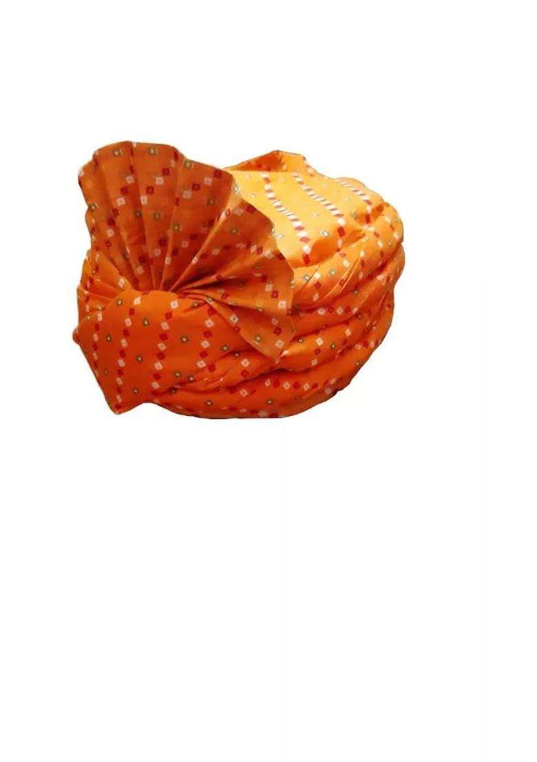 Men Hat Top Safa Indian Designer Turban Wedding Pagri Handmade Red Pag 7 22 Medium - Indya