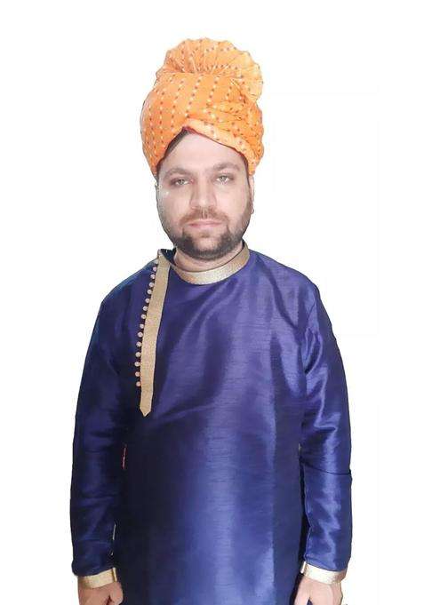 Men Hat Top Safa Indian Designer Turban Wedding Pagri Handmade Red Pag 7 22 Medium