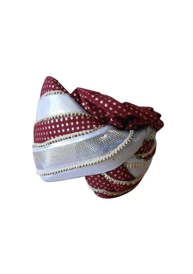 Men Safa Pag Pagri Hat Turban Indian Top Handmade Groom Wedding Traditional 7 1 8 22 Point 25 Medium - Indya