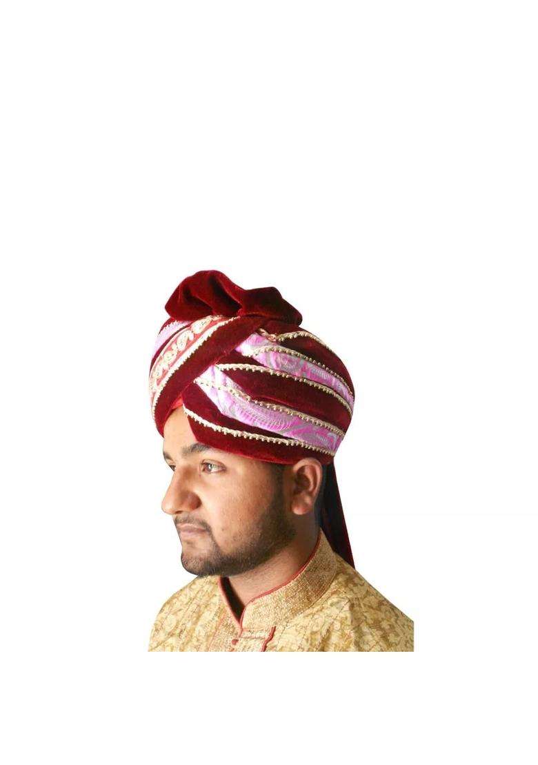 Men Safa Pag Pagri Hat Turban Indian Top Handmade Groom Wedding Traditional 6 3 4 21 Small - Indya