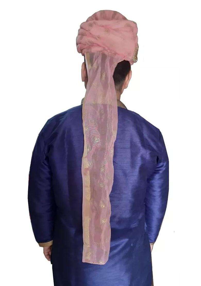 Men Safa Pag Pagri Hat Turban Indian Top Handmade Groom Wedding Traditional 6 3 4 21 Small - Indya