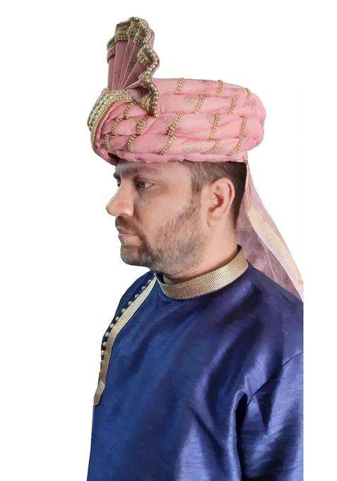 Men Safa Pag Pagri Hat Turban Indian Top Handmade Groom Wedding Traditional 6 3 4 21 Small