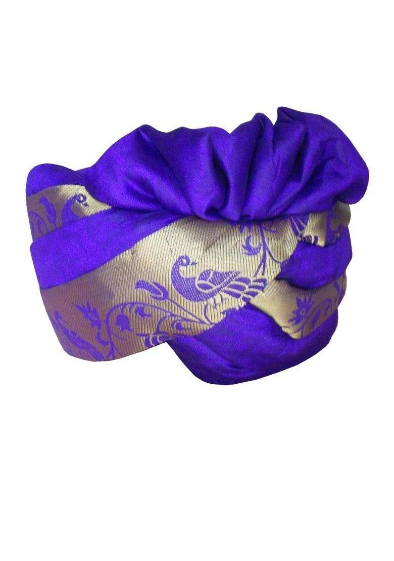 Men Hat Designer Turban Floral Print Safa Indian Groom Pagri Handmade Pag 6 3 4 21 Small - Indya