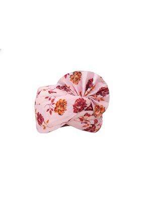 Traditional Wedding Turban Elegant Pink Floral Pack of 10