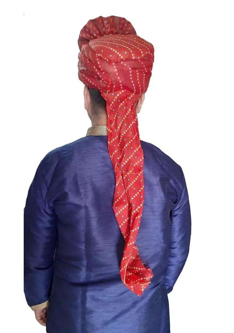 Indian Turban Cotton Blend Men Hat Top Safa Traditional Groom Pagri Handmade Pag 7 22 Medium - Indya