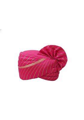 Traditional Wedding Turban Pink Bandhani Pack of 10