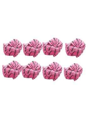 Brown Leaf Rajasthani Readymade Traditional Cotton Pink Leheriya Safa Turban Pug Pagdi for Wedding