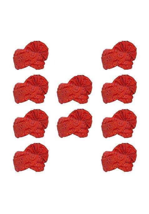 Krypmax Barati Welcome Pagri Gharati Barati Pagri Turban Multicolour Free Size