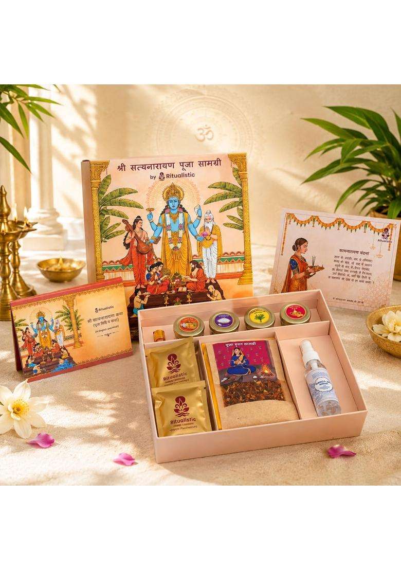 Ritualistic Hawan Samagri Kit Pack of 22 - Indya