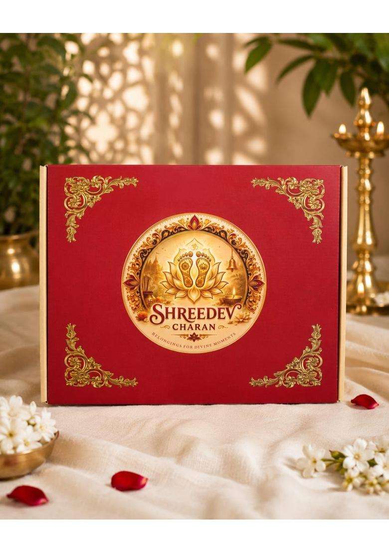 Shreedev Charan Grah Pravesh Pooja Kit for Housewarming - Indya