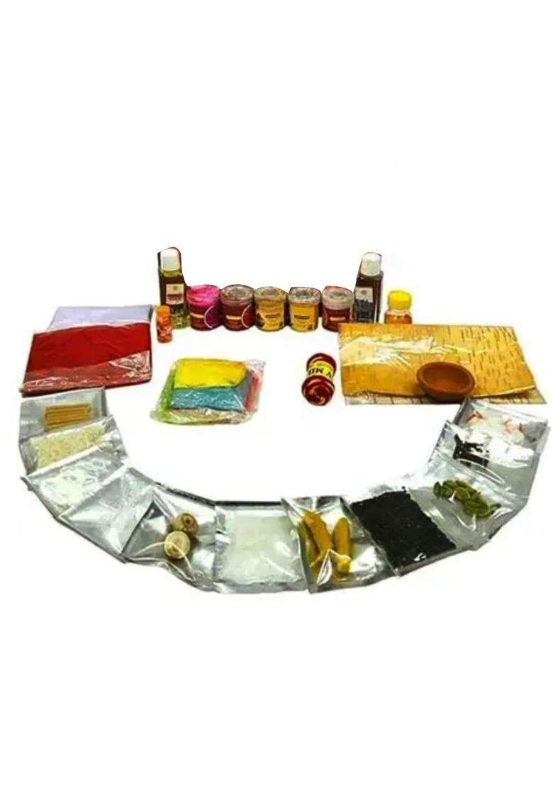 Arianjana Enterprises Sundar Kand Path Pooja Kit Complete Hanuman Pooja Samagri Set for Home and Temple - Indya