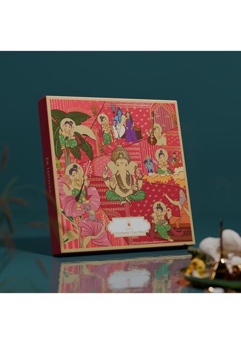 EK Ishwar Ekdanta Utsav Box Premium Puja Kit Containing 31 Sacred Essentials