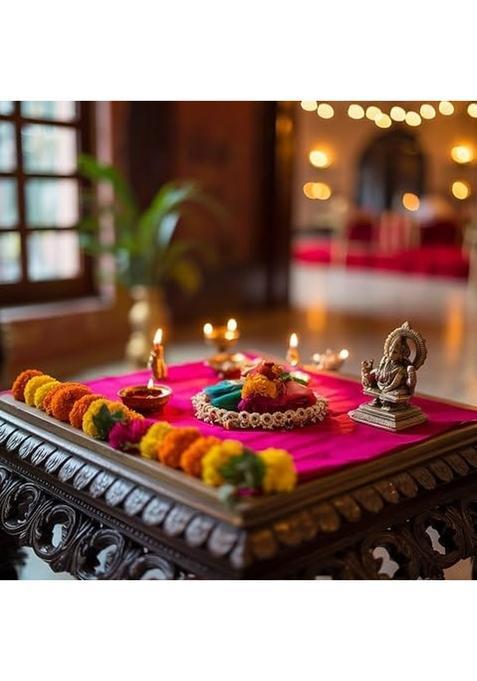 Arianjana Enterprises Lagan and Sagai Pooja Kit Complete Engagement Ceremony Samagri Set