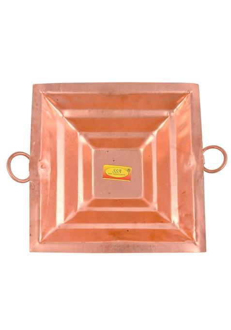 Shiv Shakti Arts Handmade Pure Copper Hawan Kund for Home Puja and Hawan Purpose for Diwali Laxmi Pooja