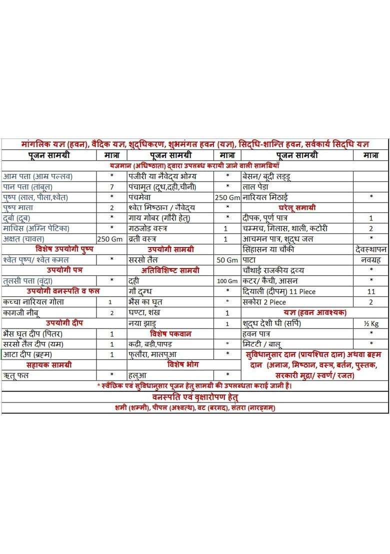 Pandit RAM Gopal Multicolour Shuddhikaran Pooja Maanglaik Havan Vaidik Yagya Poojan Pooja Samagri Kit Puja - Indya