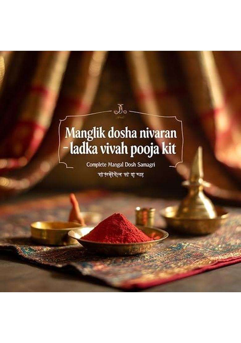Arianjana Enterprises Manglik Dosha Nivaran Ladka Vivah Pooja Kit - Indya