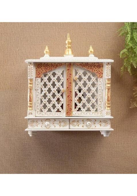 Kamdhenu Art and Craft Wooden Temple Home Temple Pooja Mandir Pooja Mandap Temple