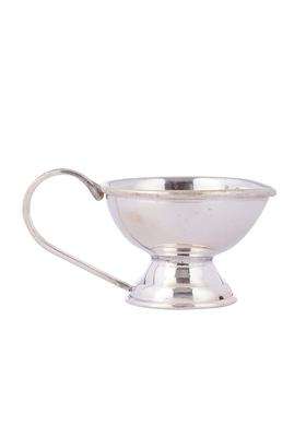 Dhruvs Collection 925 Pure Silver BIS Hallmarked Glossy Finished JYOT Big Size for Puja and Gifting Purpose