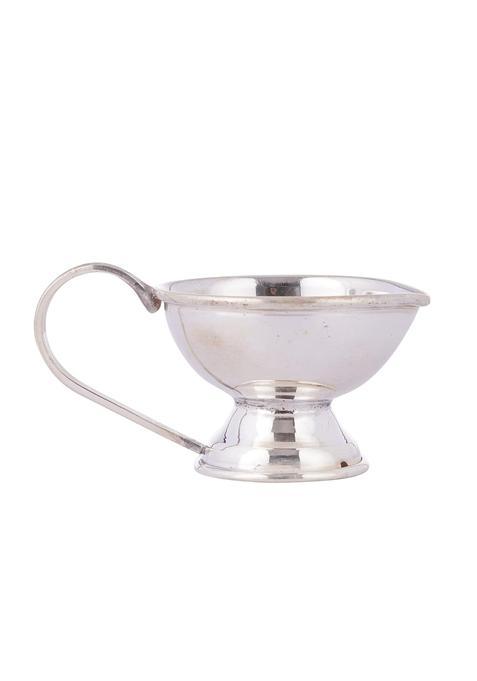 Dhruvs Collection 925 Pure Silver BIS Hallmarked Glossy Finished JYOT Big Size for Puja and Gifting Purpose