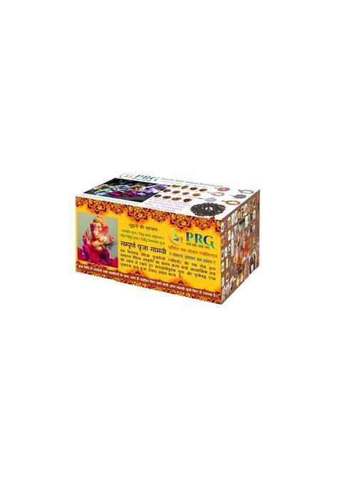 Pandit RAM Gopal Multicolour Vighnaharan Ritual Pooja Thali Set