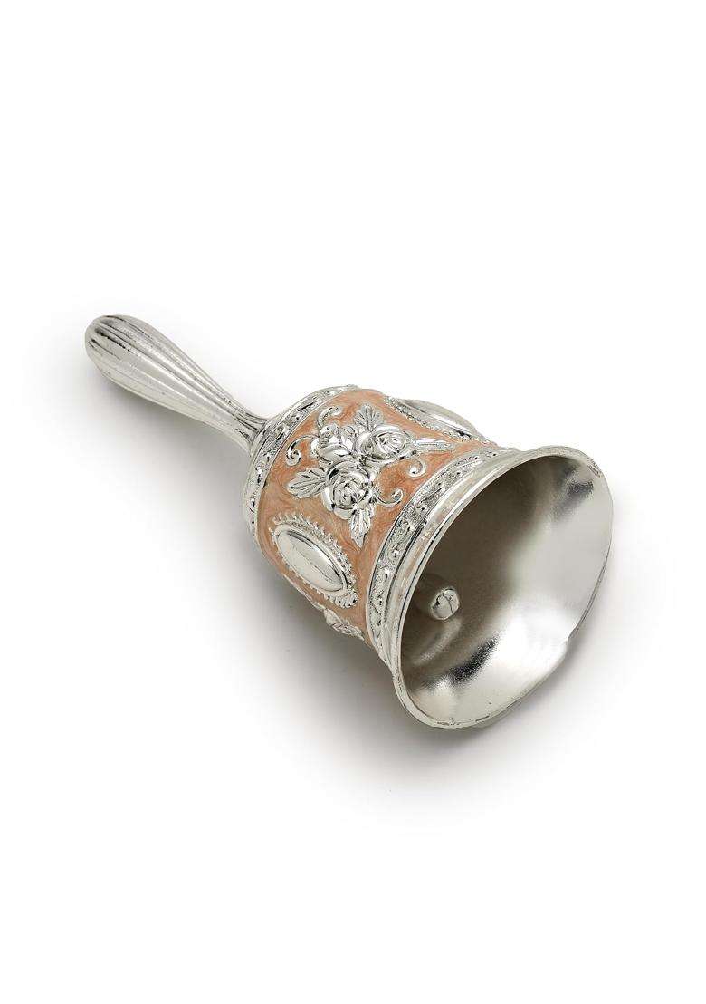 Dora Gifting German Silver Pooja Thali Set for Mandir Unique Cutout Design Pooja Thali Set Combo with 5 Unique - Indya