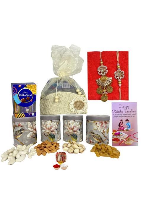 Nutri Miracle Rakhi Festival Box with Dry Fruits and Chocolate Delights