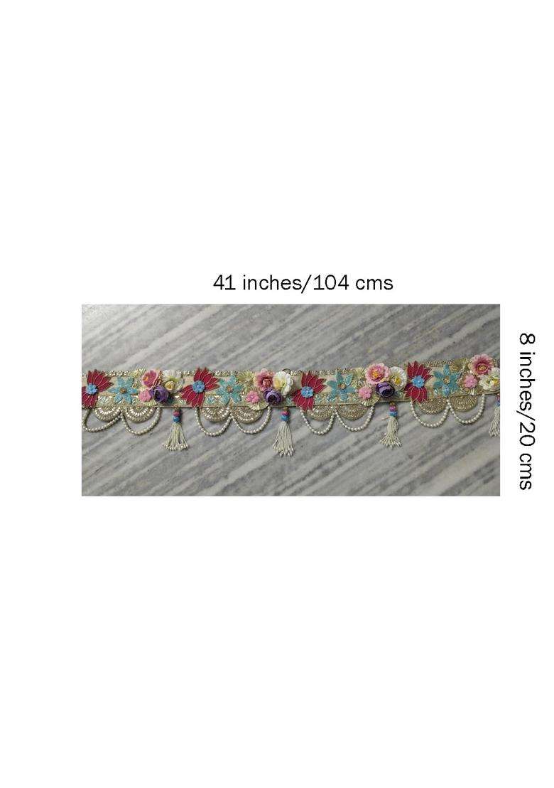 Artistic Variety Multicolour Handmade Decorative Toran for Main Door and Mandir Pack of 1 - Indya