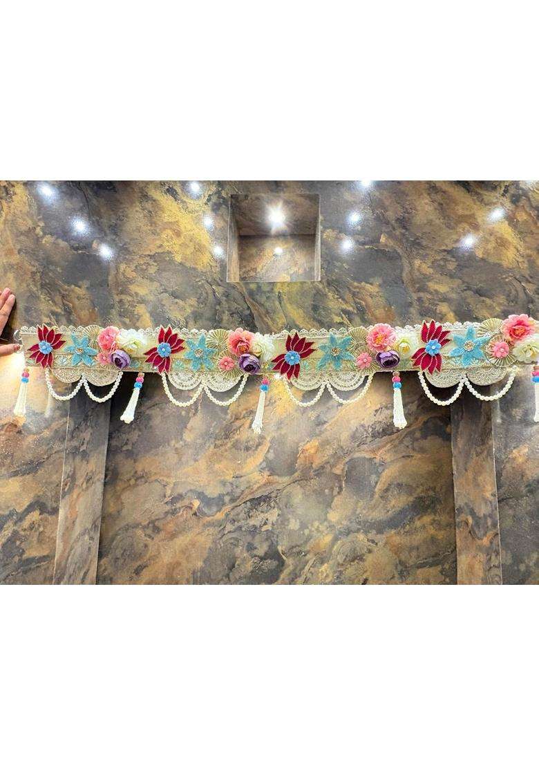Artistic Variety Multicolour Handmade Decorative Toran for Main Door and Mandir Pack of 1 - Indya