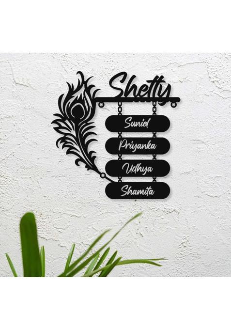 Unkar Exports India Custom Personalized Metal Family Name Sign