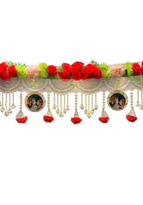 Artistic Variety Multicolour Handmade Decorative Toran Bandhanwar for Door Pack of 2