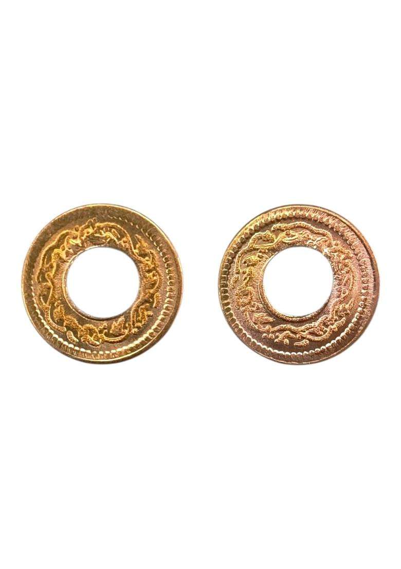 Aura Pooja Tamba Copper Sikke Auspicious Pure Copper Coins for Pooja Lakshmi Puja - Indya