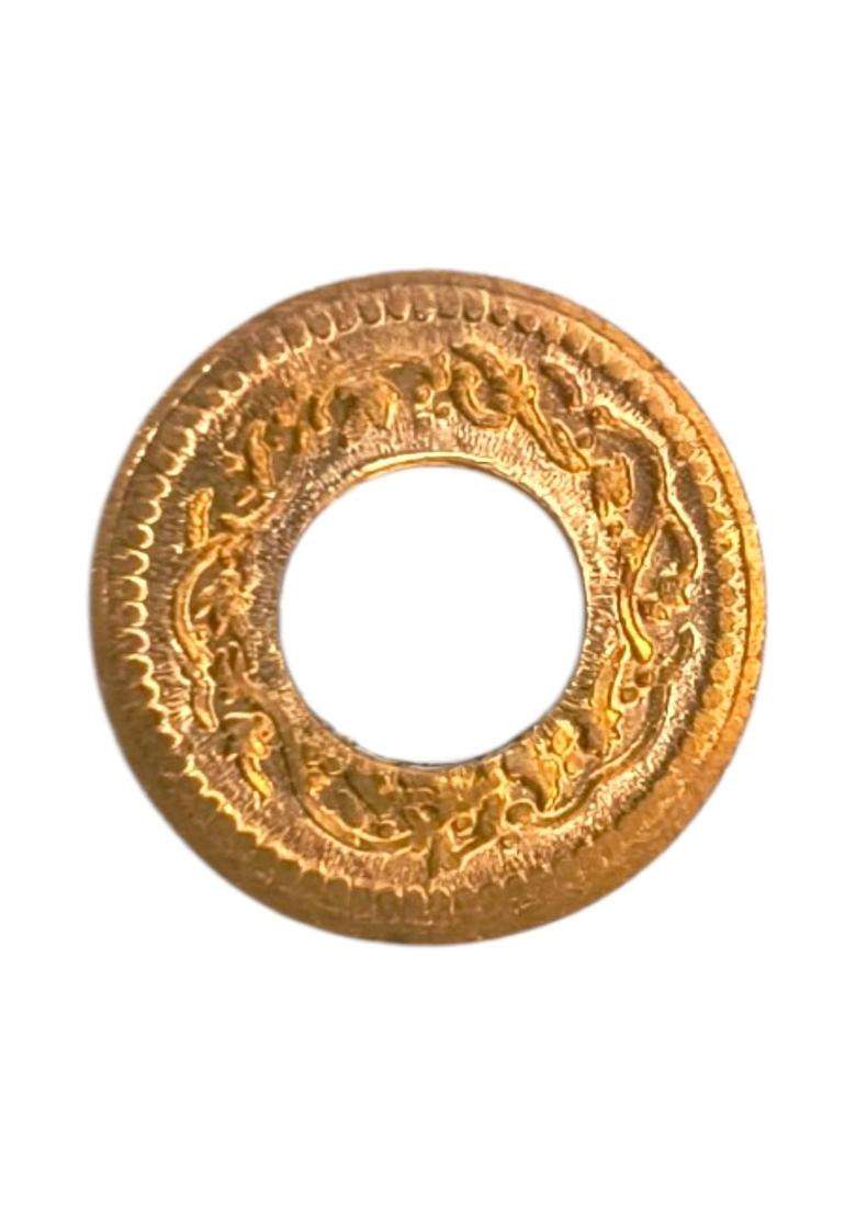 Aura Pooja Tamba Copper Sikke Auspicious Pure Copper Coins for Pooja Lakshmi Puja - Indya