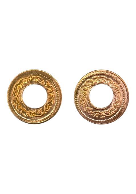 Aura Pooja Tamba Copper Sikke Auspicious Pure Copper Coins for Pooja Lakshmi Puja